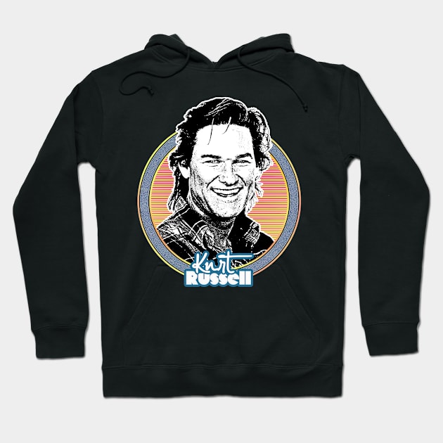 Kurt Russell /// Retro Style Fan Art Design Hoodie by DankFutura